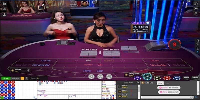 Đánh cầu bệt là cách bắt cầu Baccarat phổ biến